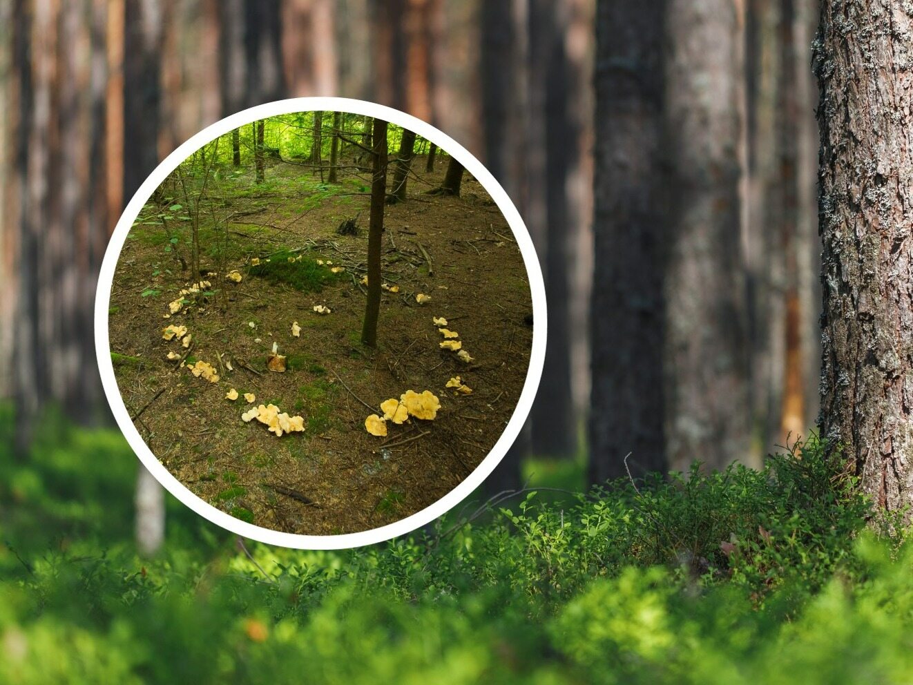 A "devil's circle" appeared in the Polish forest.  He is mysterious and worries people