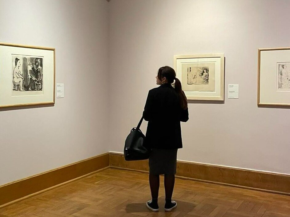 I went to the "Picasso" exhibition in Warsaw.  Works from this museum have never been seen in Poland