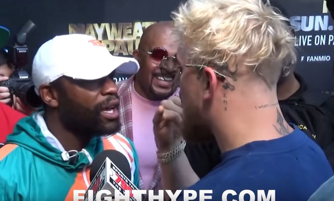 Jake Paul enraged Mayweather.  "I'll kill you.  You showed me no respect.”