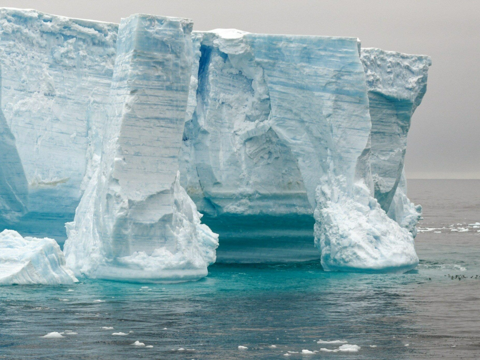 The world's largest iceberg has begun to move.  It is twice the size of London