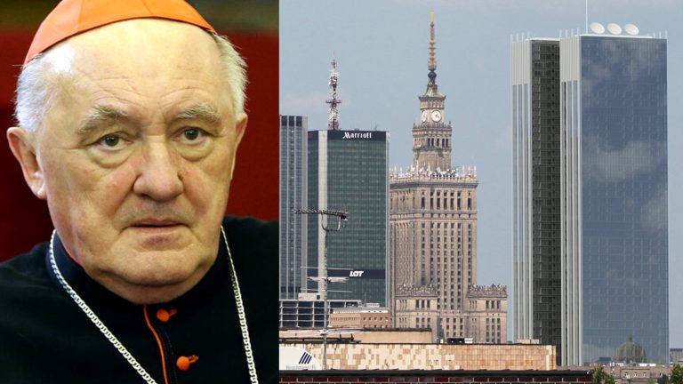 Curia is building a huge skyscraper in the center of Warsaw.  “We have received permission from the Pope”