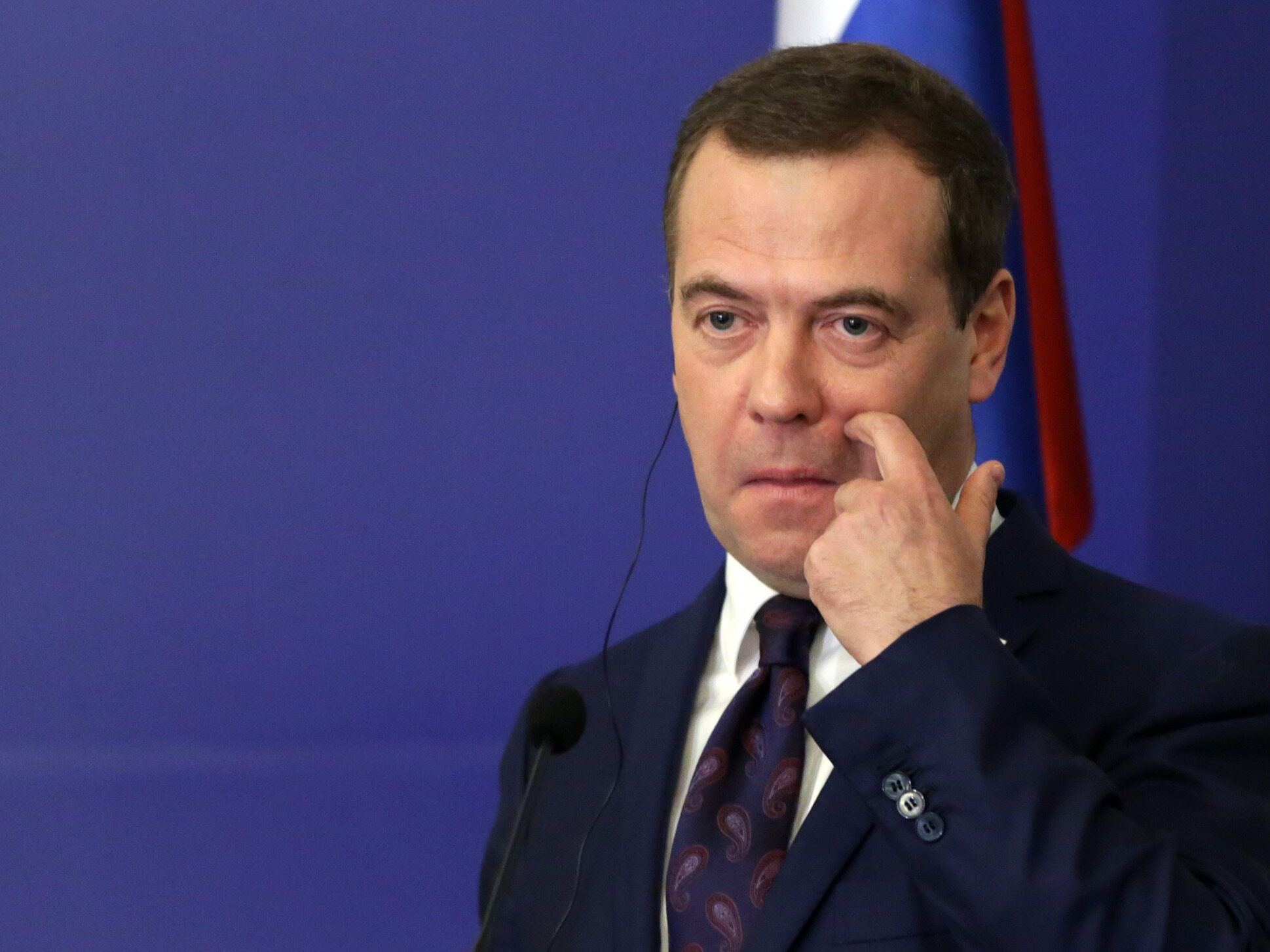 The interview with Putin shocked the West.  Medvedev's puzzling words