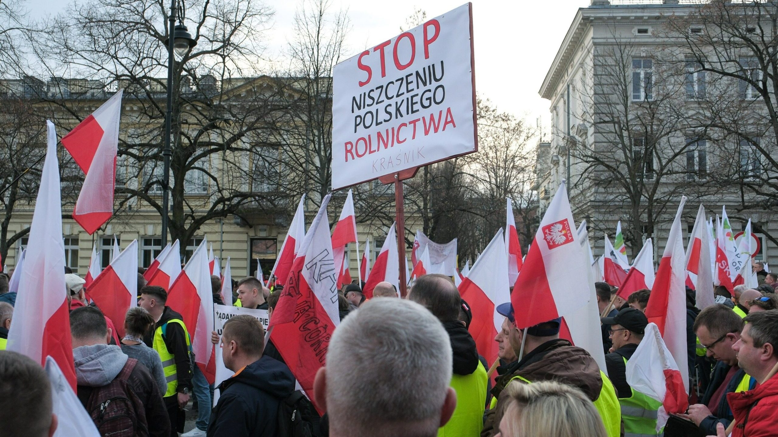 Farmers' protest in Warsaw.  Rafał Trzaskowski about attendance.  "On the same terms"