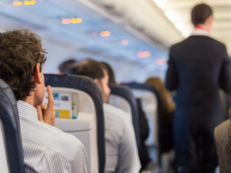 It's best not to wear these things on the plane.  Other passengers will thank you too