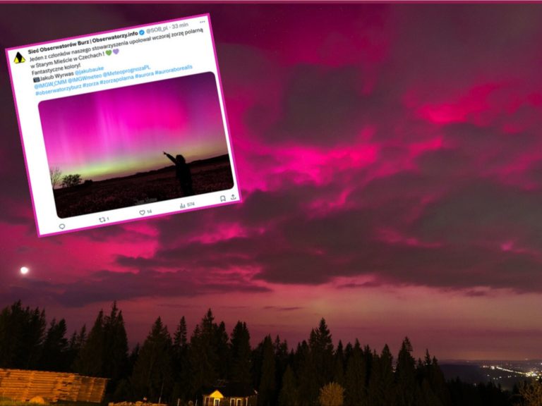 This is what a geomagnetic storm looked like in Poland.  The photos are breathtaking!